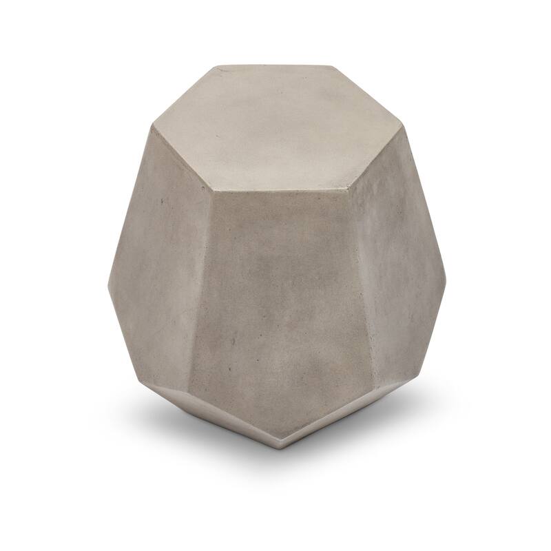 Urbia Faceted Concrete Stool