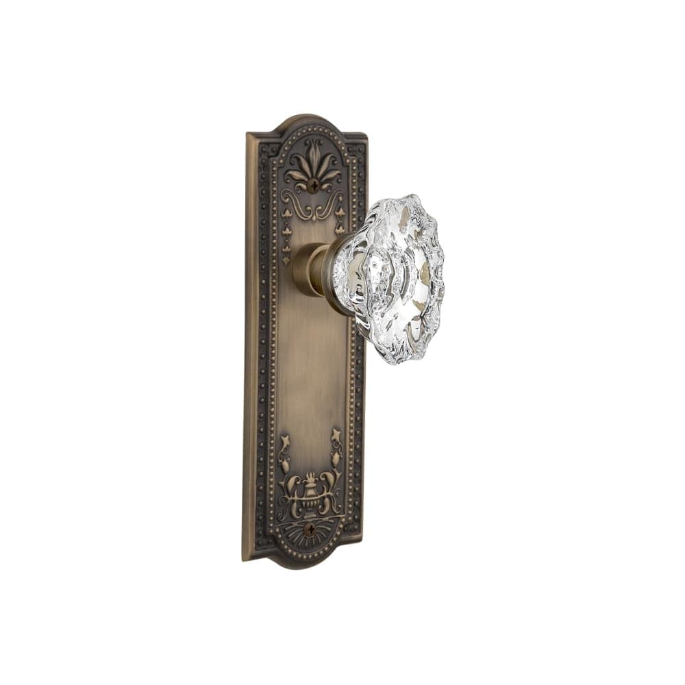 Nostalgic Warehouse Vintage Chateau Fluted Crystal Single Dummy Door