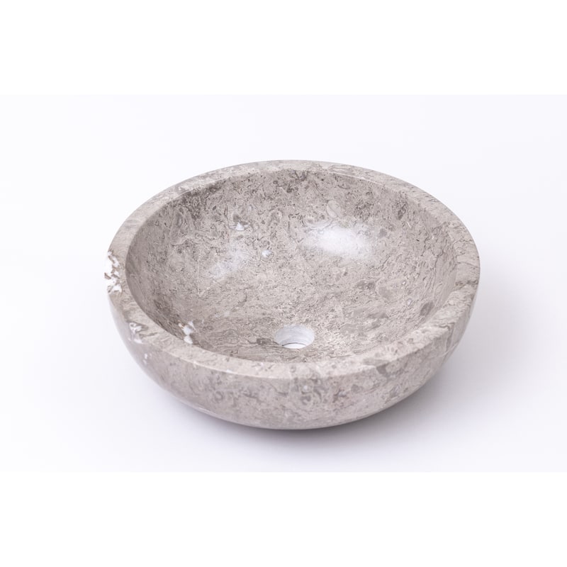 Natural Stone Vessel Bathroom Sink - Isidro Goleta Marble