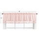 preview thumbnail 3 of 1, Pink Boho Bohemian Window Curtain Valance - Solid Color Blush Shabby Chic Princess Luxurious Luxury Elegant Vintage Designer