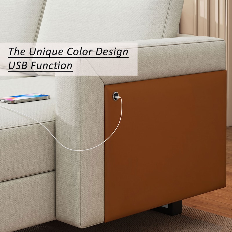 SOFA The best choice products upholstered sectional sofa for families, apartments, dormitories, award rooms, compact space with