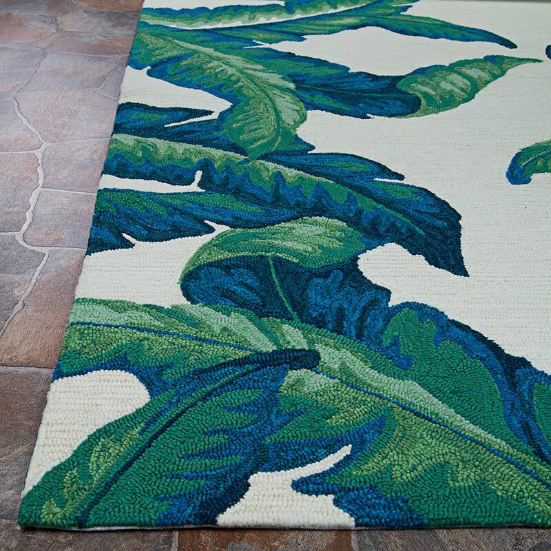 Handmade Miami Wispy Palm Indoor/ Outdoor Area Rug