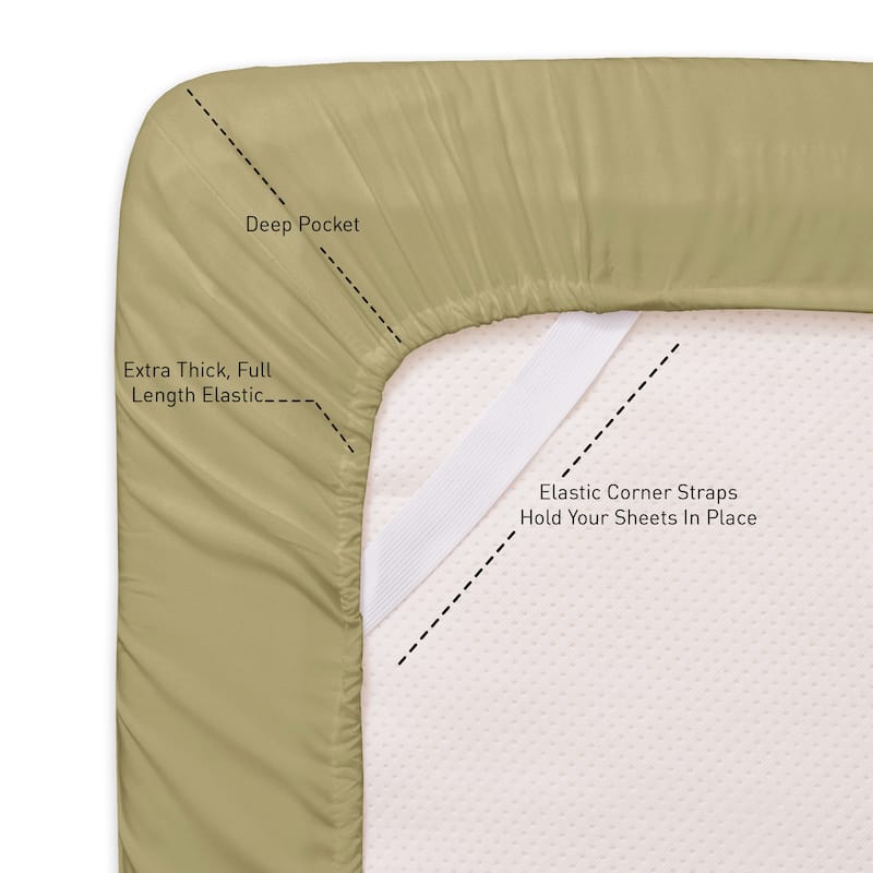 Embroidered 4-piece Bed Sheet Set