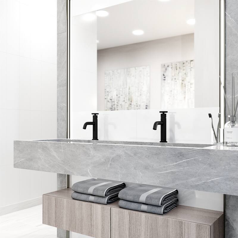 VIGO Ruxton 8" H Single Handle Single Hole Bathroom Faucet