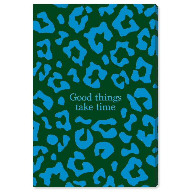 Wynwood Studio Canvas Typography Spots Good Things Pink and Light Pink Modern & Contemporary Wall Art Canvas Print