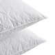 preview thumbnail 4 of 21, 2 Pack Hotel Quality Goose Feather Bed Pillows for Side & Back Sleepers