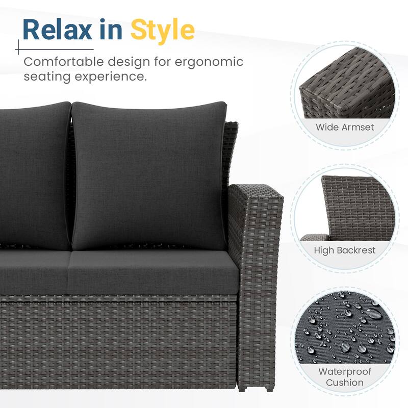 5-Piece Outdoor Patio Furniture Set