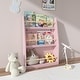 preview thumbnail 21 of 35, 3 Tier Kids Book Shelf,Kids Book Rack Pink
