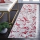 preview thumbnail 69 of 87, SAFAVIEH Skyler Nemesia Modern Rug 2' x 8' Runner - Grey/Red - Runner