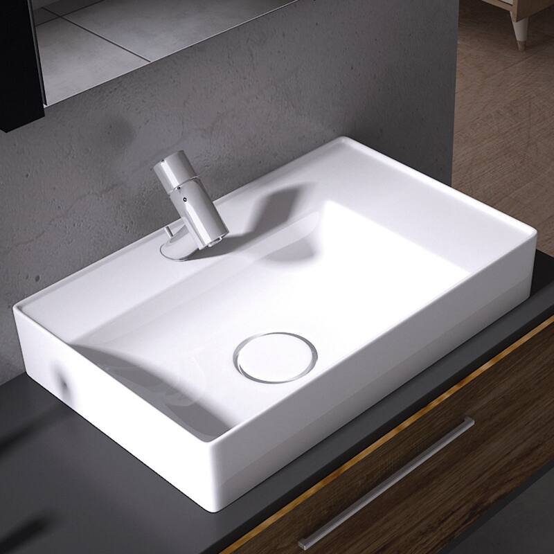 WS Bath Collections Vision 6160 Vision 23-5/8" Rectangular Ceramic
