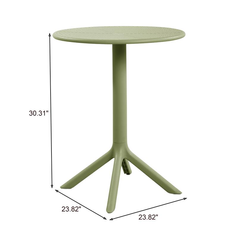 Christopher Knight Home - Cedric Modern Outdoor Plastic Bistro Table