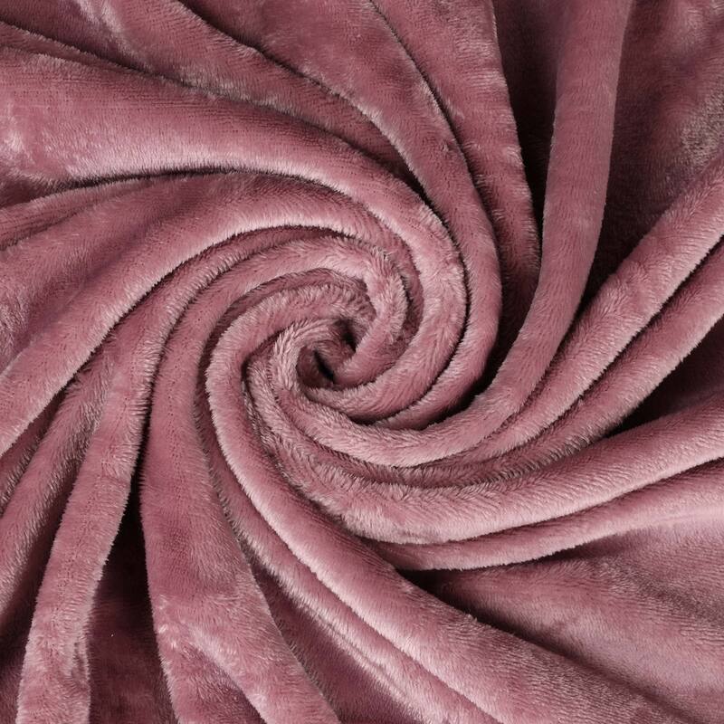 Superior Fleece Plush Medium Weight Soft Fluffy Decorative Blanket