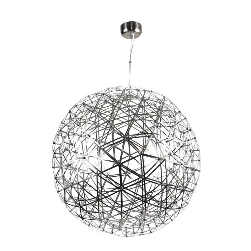252-Light Satin Nickel Stainless Steel LED Chandelier