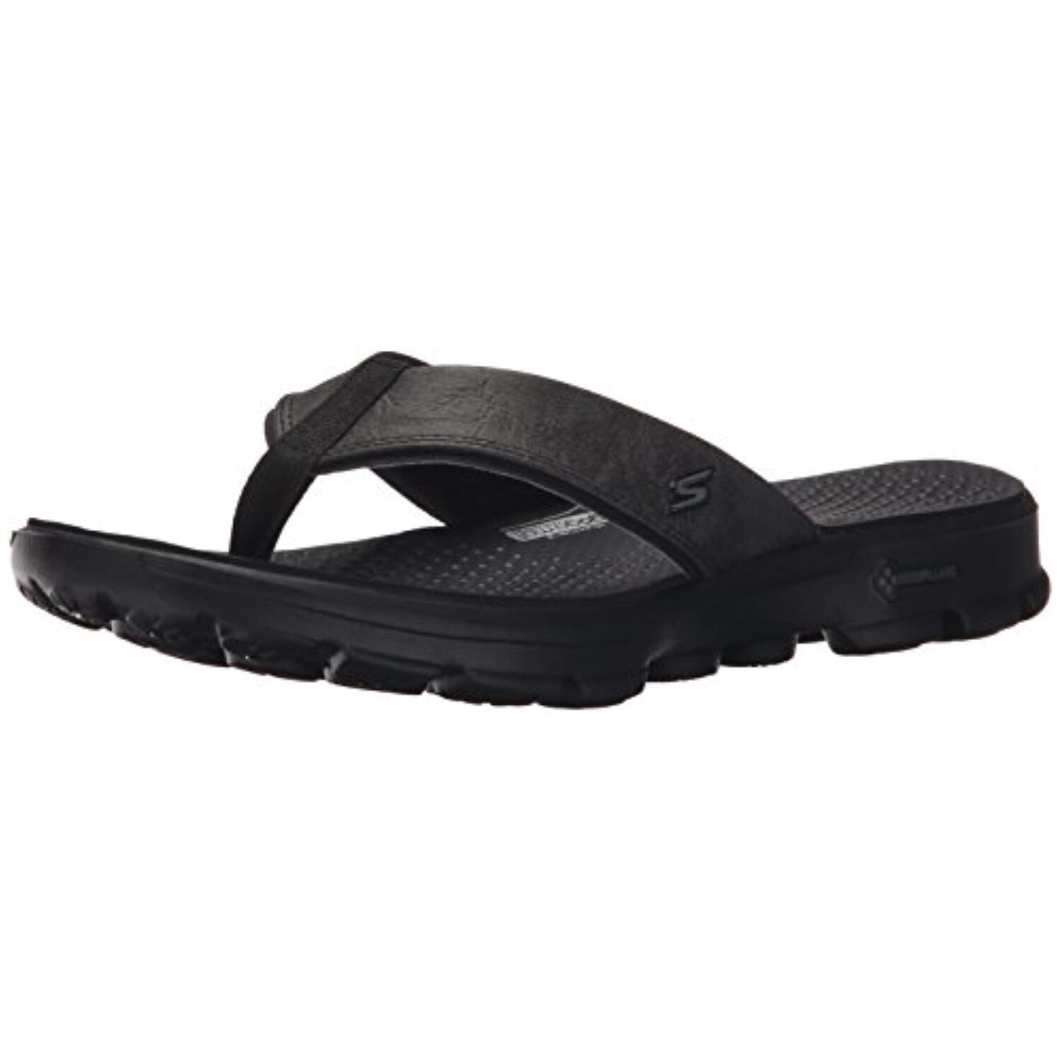 skechers performance men's go walk flip flop