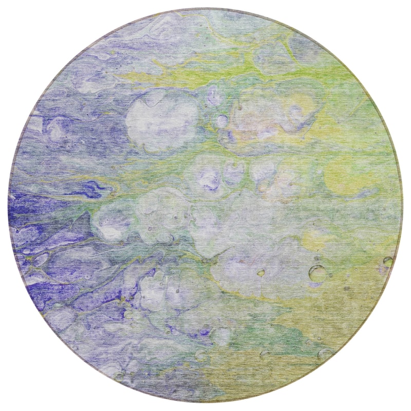 HomeRoots Abstract Transitional Rectangle Outdoor Rug