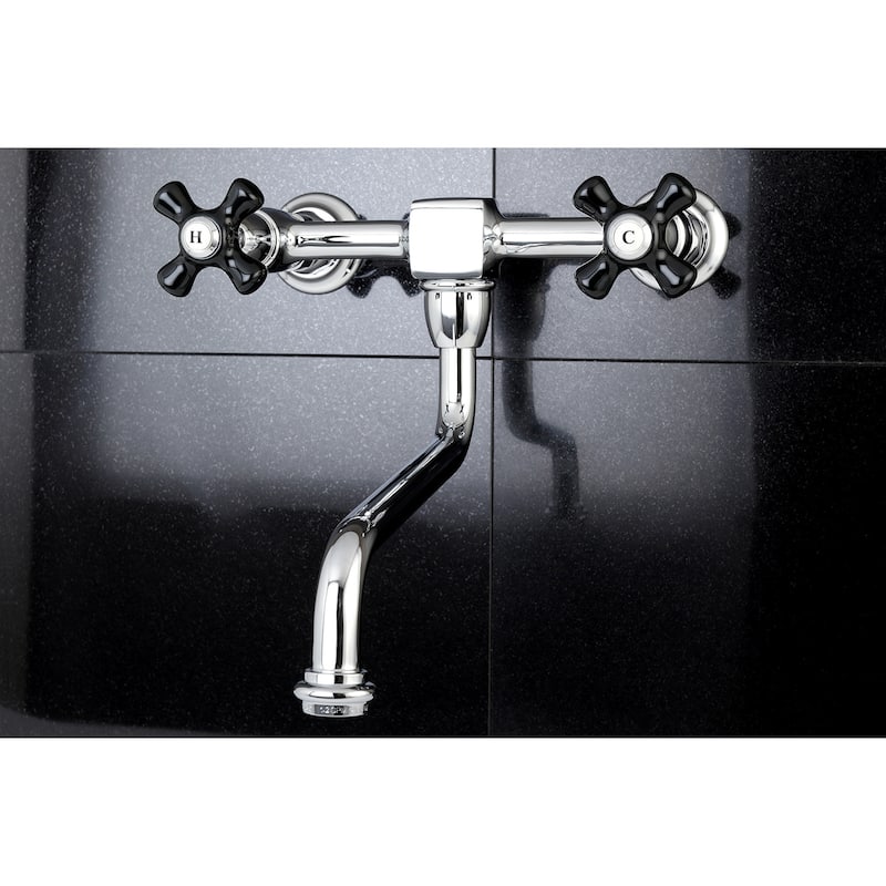 Kingston Brass Duchess 1.2 GPM Wall Mounted Bathroom Faucet - Includes