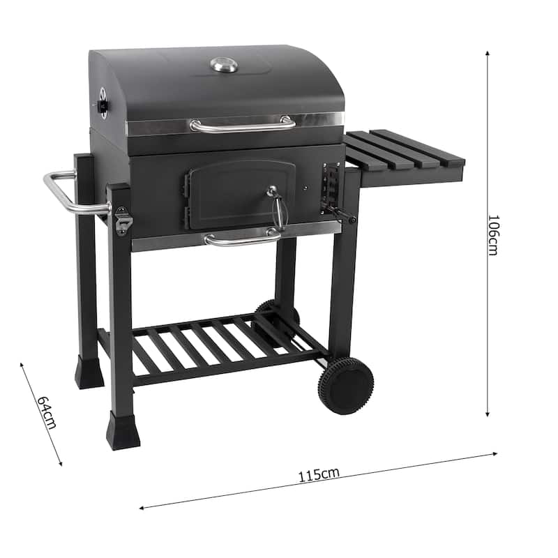 Grillfest 24 in deluxe charcoal grill - Assembly Required - Steel