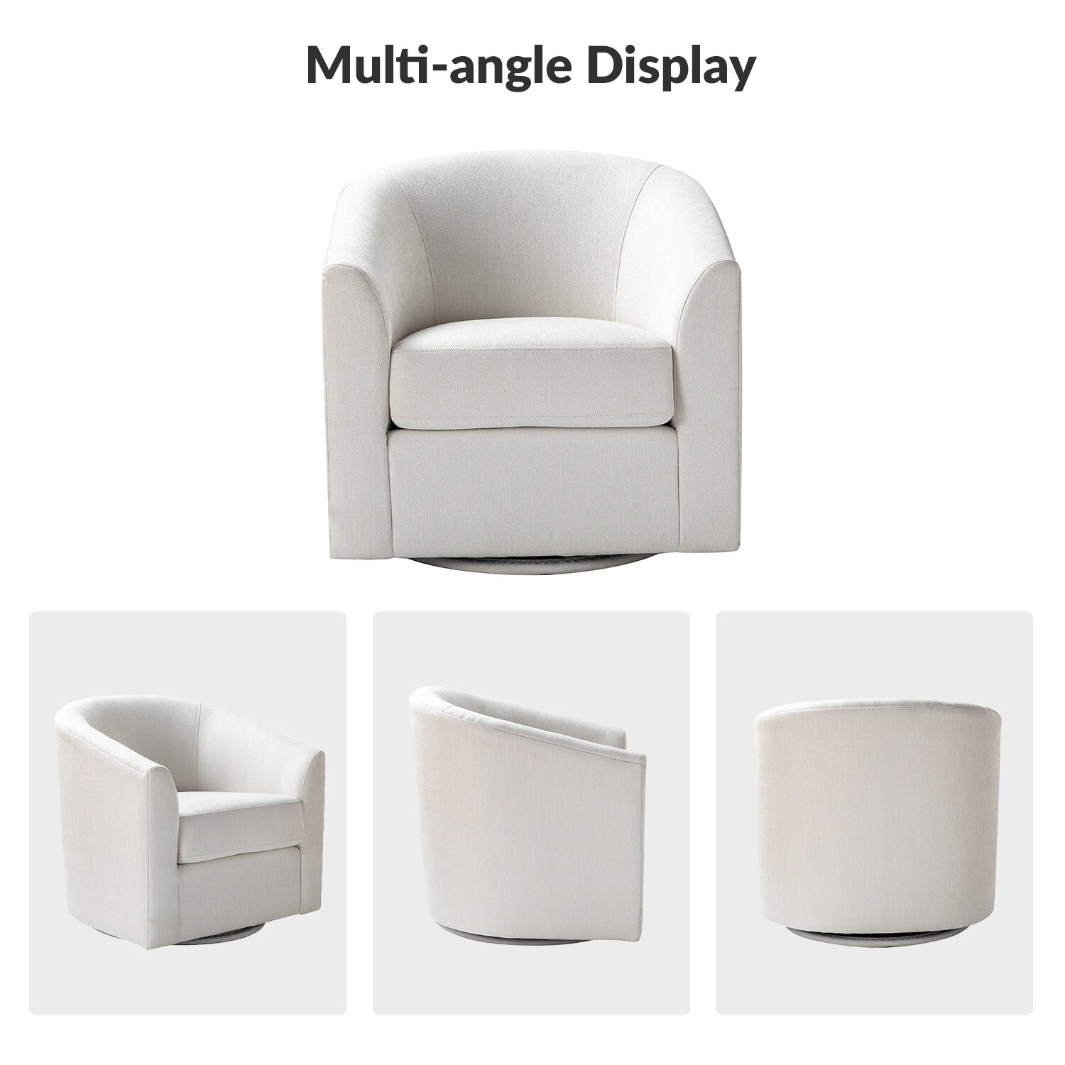 Lavaca swivel 22 on sale barrel chair