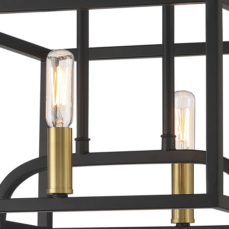 Designers Fountain Uptown 4 Light 12" Wide Semi-Flush Ceiling Fixture