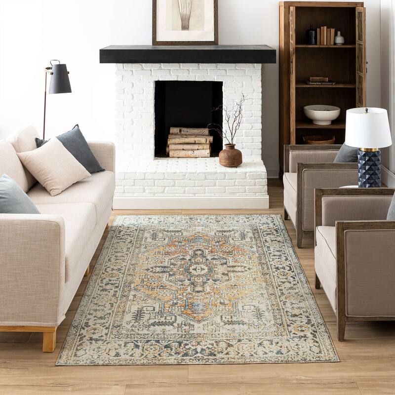 Mohawk Home Rhea Ornamental Medallion Area Rug