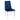 Dining Chairs Accent Chairs with Chrome Legs Velvet Fabric Chairs, Dark Blue