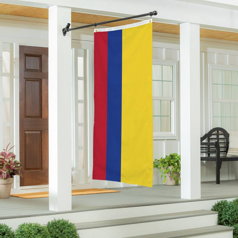 Colombia National Double Sided Estate Flag w/ 2 Grommets, 3'x5' - Multi