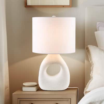 INK+IVY Trilluxe Ceramic Table Lamp - 13" x 22"H