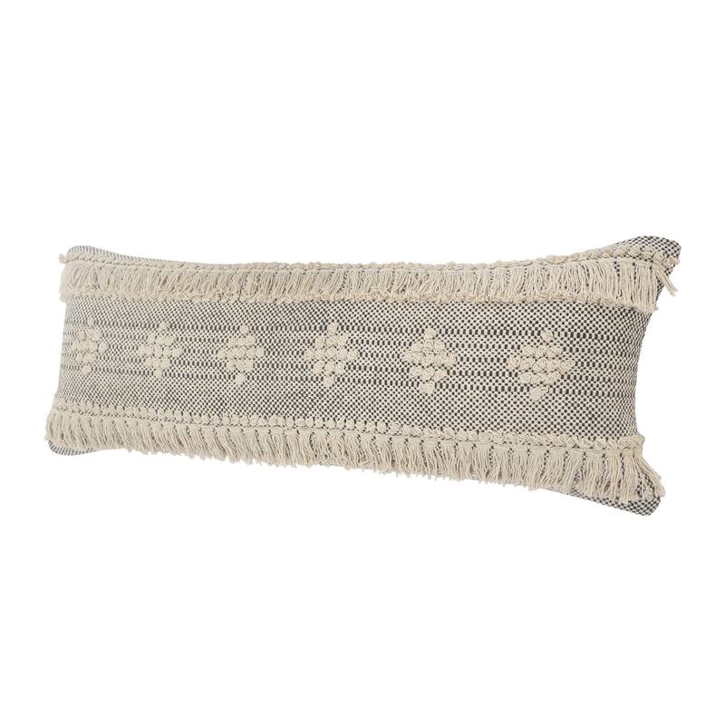 Sevita Diamond Overtufted Cotton Indoor Throw Pillow 20 inch