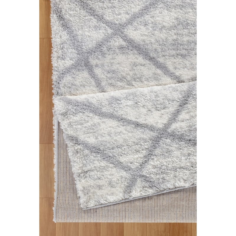 Loft Shag GC_CZY1005 Ivory Shaggy Area Rug