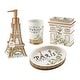 preview thumbnail 1 of 1, Avanti Linens Paris Botanique 4-Piece Bath Accessory Set - Bath Acc 4pc Set - TM, TB, SD, LP