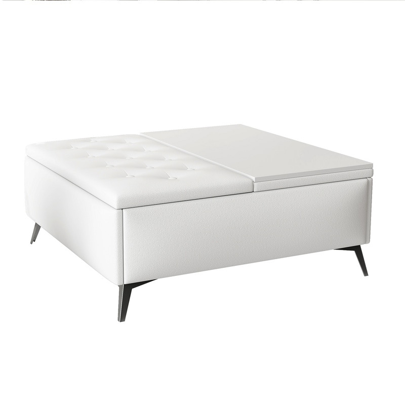 35 inch Wide Square storage benches Coffee Table