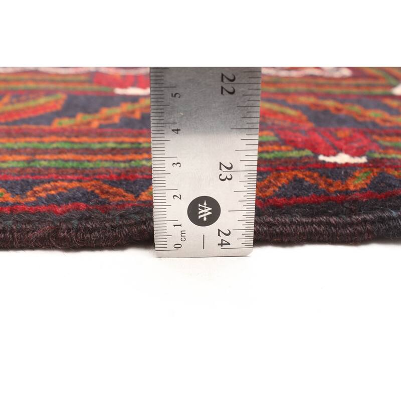 ECARPETGALLERY Hand-knotted Teimani Dark Navy Wool Rug - 3'11 x 6'4