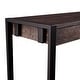 preview thumbnail 33 of 55, SEI Furniture Macen Modern Narrow Industrial Console Table