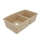 preview thumbnail 24 of 76, Karran Undermount Quartz Double Bowl Kitchen Sink