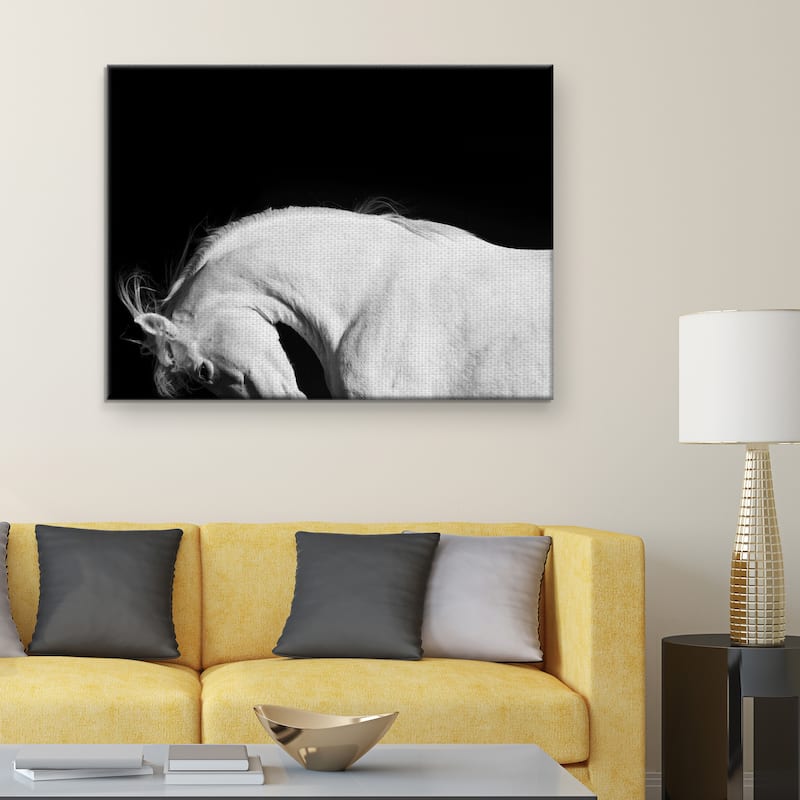 White Beauty by Belle Maison Canvas Art Print