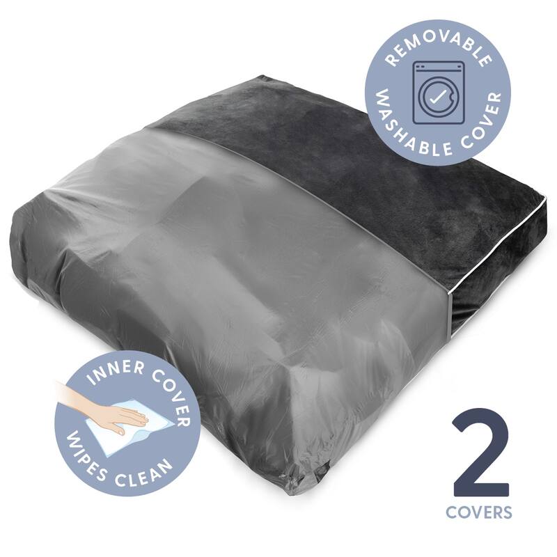 Milliard Deluxe Crash Pad, Sensory Pad with Foam Blocks for Kids and Adults with Washable Cover (60x54in.)