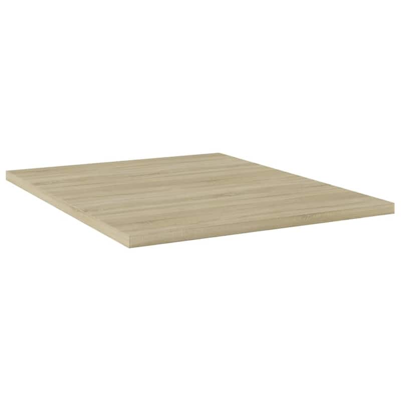 vidaXL Bookshelf Boards 8 pcs Sonoma Oak 15.7"x19.7"x0.6" Chipboard