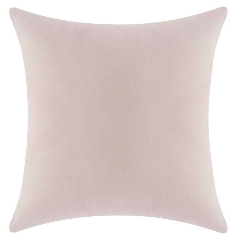 HomeRoots 20" X 20" Blue And Gray 100% Cotton Geometric Zippered Pillow