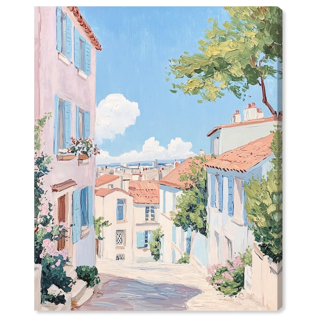 Cobblestone Dreams Canvas by Art Remedy, Gallery Wrapped