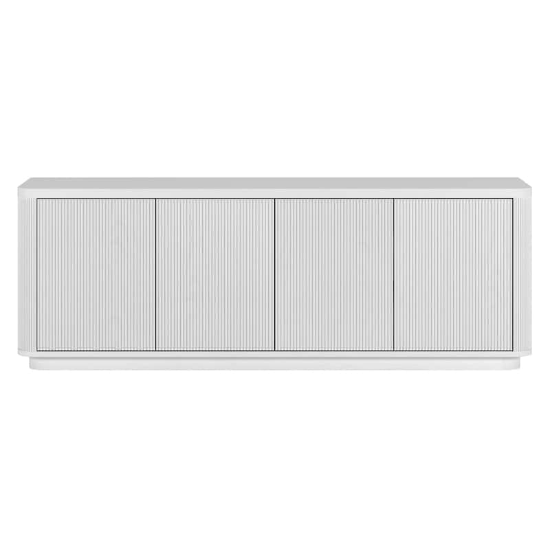 Easton Rectangular Fluted TV Stand for TV's up to 75" - 68" Wide