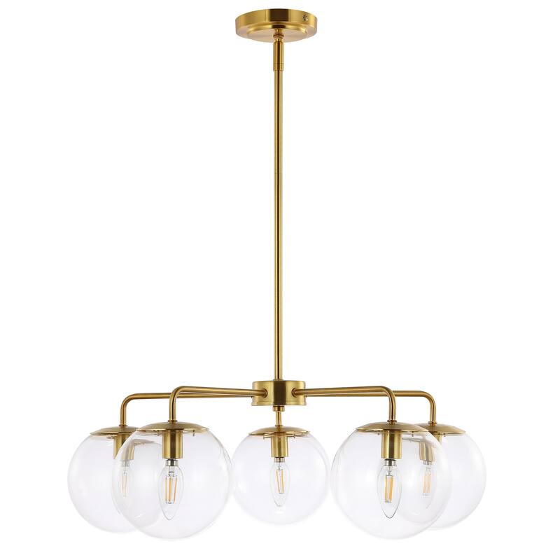 SAFAVIEH Lighting Negara Chandelier - 25" W x 25" D x 18-48" H