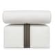 preview thumbnail 13 of 16, Uttermost Bolster Back White Armless Outdoor Sofa