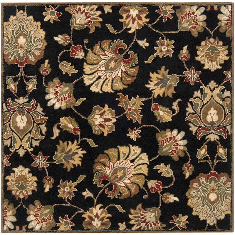 Livabliss Caesar Handmade Floral Wool Area Rug