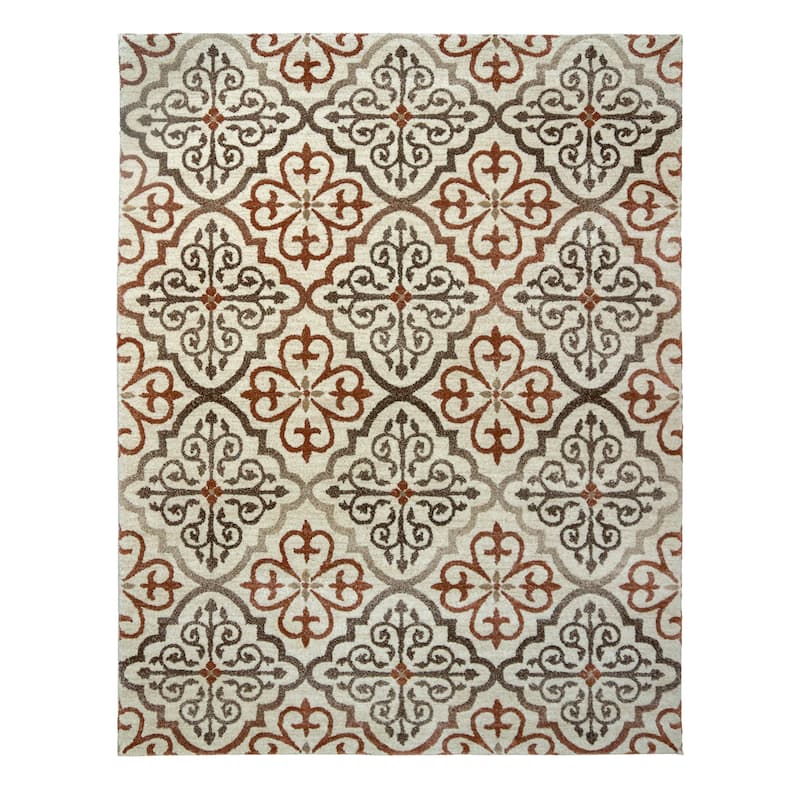 Gertmenian Maison Transitional Quality Polypropylene Plush Indoor Area Rug Collection - 7' 10" x 10' - Taima - Runner/Rectangle