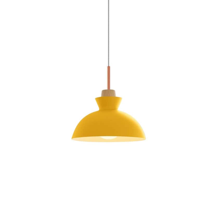 1-Light 11 in. Modern Bowl Dome Pendant Kitchen Island Lighting