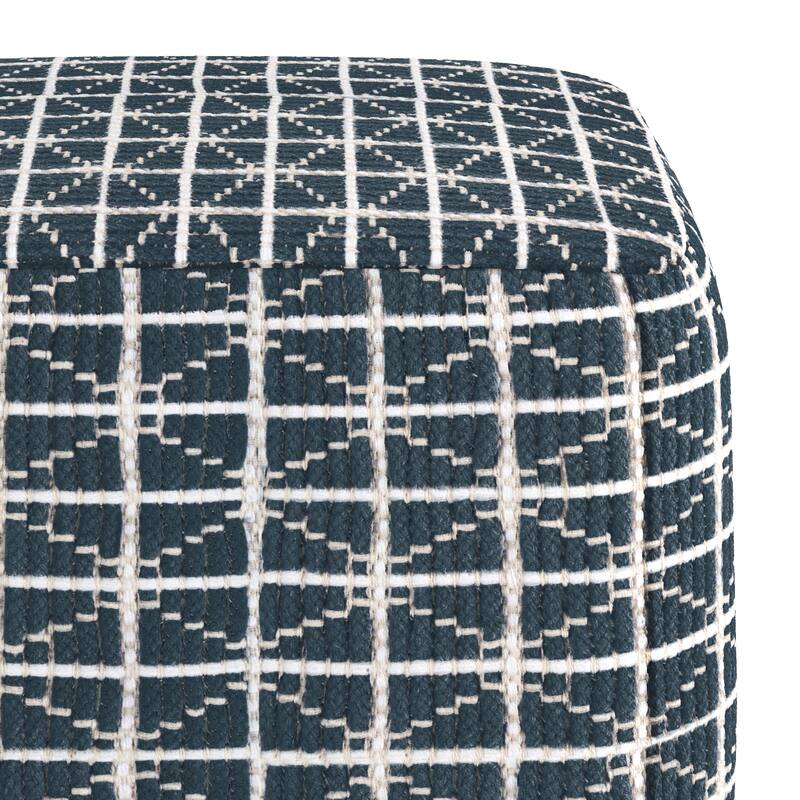 WYNDENHALL Tatum Boho Square Pouf