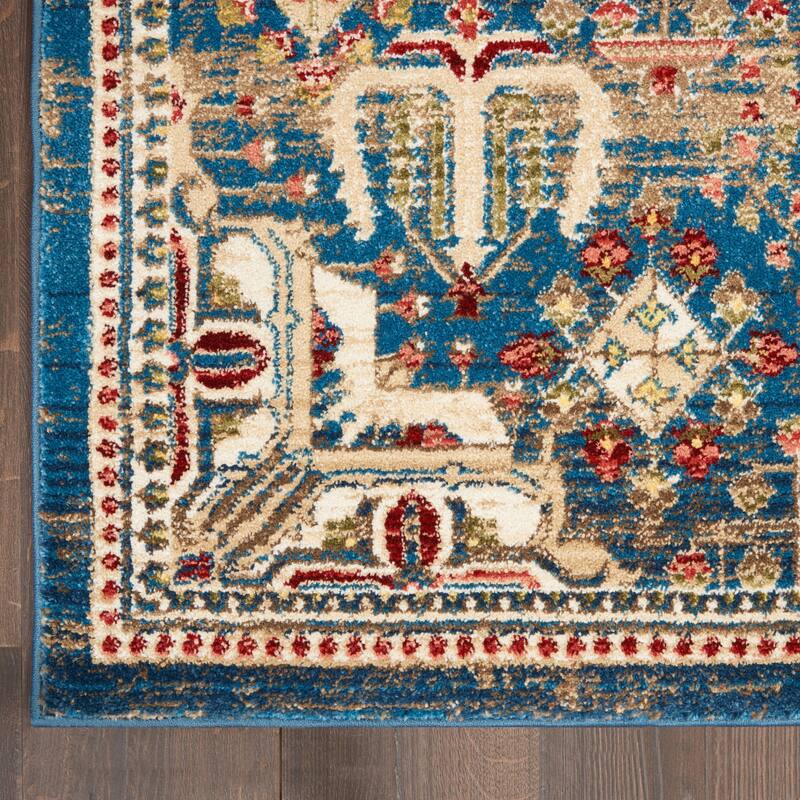 Nourison Revel Traditional Floral Medallion Area Rug