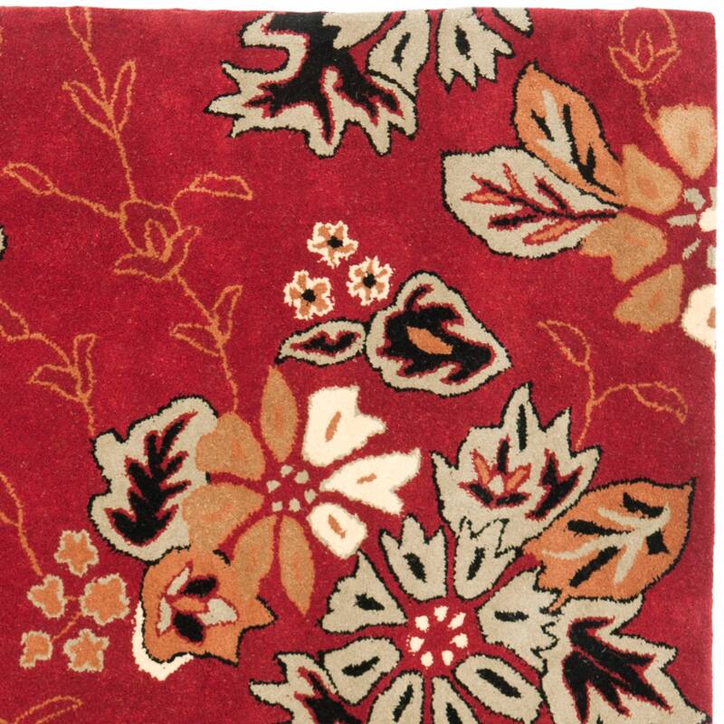 SAFAVIEH Handmade Jardin Mikaila Country Floral Wool Rug