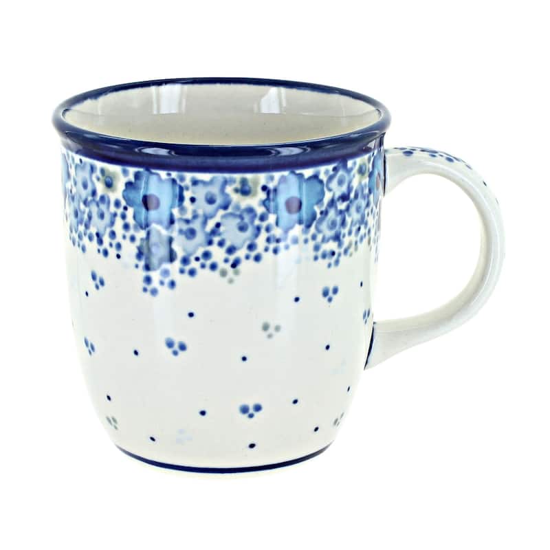 Blue Rose Polish Pottery Zaklady Mug