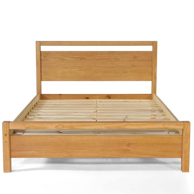 Grain Wood Furniture Solid Wood Loft Platform Bed - Acacia - Queen